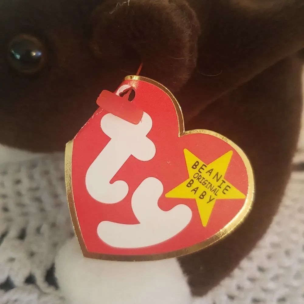 Vintage 1997 Ty Beanie Baby BRUNO the Terrier Dog